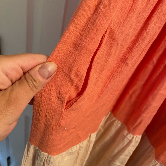 NWOT entro Halter-Style Color Block Dress With Adjustable Neck - Size Small - Picture 3 of 5